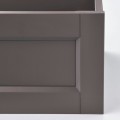 IKEA KOMPLEMENT КОМПЛИМЕНТ Ящик с фронтальной панелью, темно-серый, 75x35 см 80509527 805.095.27