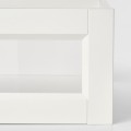 IKEA KOMPLEMENT КОМПЛИМЕНТ Ящик стеклянная фронтальная панель, белый, 75x58 см 60447026 604.470.26