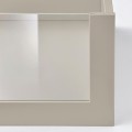 IKEA KOMPLEMENT КОМПЛИМЕНТ Ящик со стеклянной фронтальной панелью, бежевый 20509083 205.090.83