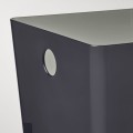 IKEA KUGGIS контейнер, прозрачный черный, 18x26x15 см 40568552 405.685.52