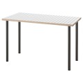IKEA LAGKAPTEN ЛАГКАПТЕН / ADILS АДИЛЬС Письменный стол, белый антрацит / темно-серый, 120x60 см 19508409 195.084.09