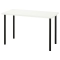 IKEA LAGKAPTEN ЛАГКАПТЕН / ADILS АДИЛЬС Письменный стол, белый / черный, 120x60 см 29416763 294.167.63