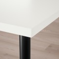 IKEA LAGKAPTEN ЛАГКАПТЕН / OLOV ОЛОВ Письменный стол, белый / черный, 120x60 см 19416773 | 194.167.73