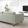IKEA LANDSKRONA ЛАНДСКРУНА 2-местный диван, Gunnared светло-зеленый / дерево / черный 89444211 | 894.442.11