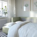 IKEA LANDSKRONA Раскладной диван 3-местный, Gunnared светло-зеленый 80513708 | 805.137.08