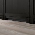 IKEA LERHYTTAN ЛЕРХЮТТАН Декоративный цоколь, черная морилка, 220 см 80397803 | 803.978.03