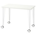 IKEA LINNMON ЛИННМОН / KRILLE КРИЛЛЕ Письменный стол, белый, 100x60 см 09416212 094.162.12
