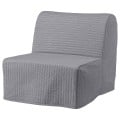 IKEA LYCKSELE ЛИКСЕЛЕ Чехол кресла-кровати, Knisa светло-серый 20483139 | 204.831.39