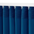 IKEA MAJGULL Затемняющие гардины, пара, темно-синий, 145x300 см 50569749 505.697.49