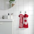 IKEA MAJSMOTT Полотенце для гостей, красный/бежевый, 30x50 см 00565107 005.651.07