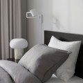 IKEA MALM МАЛЬМ Кровать односпальная, высокий, черно-коричневый / Lindbåden, 90x200 см 59494976 594.949.76