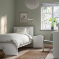 IKEA MALM Кровать с матрасом, белый / Åbygda жесткий, 90x200 см 29536850 | 295.368.50