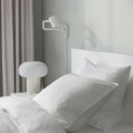 IKEA MALM МАЛЬМ Кровать односпальная, высокий, белый / Leirsund, 90x200 см 09020032 090.200.32