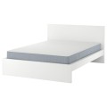 IKEA MALM Кровать с матрасом, белый / Vesteröy жесткий, 140x200 см 29544708 | 295.447.08