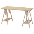 IKEA MÅLSKYTT МОЛСКЮТТ / MITTBACK МИТТБАКК Письменный стол, береза, 140x60 см 49417790 494.177.90