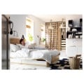 IKEA MANDAL Кровать двуспальная, Изголовье кровати, береза / белый, 140х202 см 09094947 090.949.47