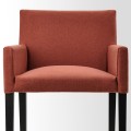 IKEA STRANDTORP / MÅRENÄS Стол и 6 стульев, коричнево-черный/рыже-коричневый, 150/205/260 см 89518834 | 895.188.34