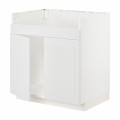 IKEA METOD МЕТОД Шкаф под мойку HAVSEN, белый / Stensund белый, 80x60 см 89461309 894.613.09