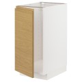 IKEA METOD напольный шкаф п/мойку/сорт мусора, белый / Voxtorp имитация дуб, 40x60 см 09538459 | 095.384.59