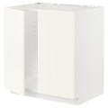 IKEA METOD МЕТОД Напольный шкаф для мойки, белый / Vallstena белый 99507137 995.071.37