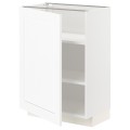IKEA METOD МЕТОД Напольный шкаф с полками, белый Enköping / белый имитация дерева, 60x37 см 29473372 | 294.733.72