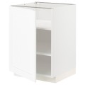 IKEA METOD МЕТОД Напольный шкаф с полками, белый Enköping / белый имитация дерева, 60x60 см 69473365 694.733.65