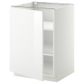 IKEA METOD МЕТОД Напольный шкаф с полками, белый / Ringhult белый, 60x60 см 59466394 | 594.663.94