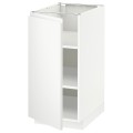 IKEA METOD МЕТОД Напольный шкаф с полками, белый / Voxtorp матовый белый, 40x60 см 79460254 794.602.54