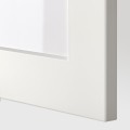 IKEA METOD МЕТОД / MAXIMERA МАКСИМЕРА Навесной шкаф / 2 стеклянные дверцы / 2 ящика, белый / Stensund белый, 60x100 см 29460534 | 294.605.34