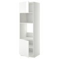 IKEA METOD МЕТОД Высокий шкаф для духовки / СВЧ, белый / Ringhult белый, 60x60x200 см 39463773 | 394.637.73