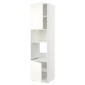 IKEA METOD МЕТОД Высокий шкаф для духовки / СВЧ, белый / Vallstena белый 49507390 | 495.073.90