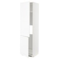 IKEA METOD МЕТОД Высокий шкаф для холодильника / морозильника / 2дверцы, белый Enköping / белый имитация дерева, 60x60x220 см 19473532 194.735.32
