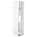 IKEA METOD МЕТОД Высокий шкаф для холодильника / морозильника / 3 дверцы, белый / Ringhult белый, 60x60x220 см 79468877 | 794.688.77