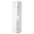 IKEA METOD МЕТОД Высокий шкаф для холодильника / морозильника / 3 дверцы, белый / Ringhult белый, 60x60x240 см 09470044 | 094.700.44
