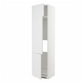 IKEA METOD МЕТОД Высокий шкаф для холодильника / морозильника / 3 дверцы, белый / Stensund белый, 60x60x240 см 69466505 694.665.05