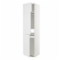 IKEA METOD МЕТОД Высокий шкаф для холодильника / морозильника / 3 дверцы, белый / Stensund белый, 60x60x240 см 49461962 494.619.62