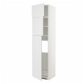 IKEA METOD МЕТОД Высокий шкаф для холодильника с 3 дверями, белый / Stensund белый, 60x60x240 см 29461072 | 294.610.72