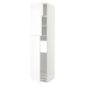 IKEA METOD МЕТОД Высокий шкаф для холодильника с 3 дверями, белый / Vallstena белый 49507366 | 495.073.66