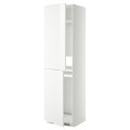 IKEA METOD МЕТОД Высокий шкаф для холодильника / морозильника, белый / Ringhult белый, 60x60x220 см 59924783 599.247.83