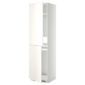 IKEA METOD МЕТОД Высокий шкаф для холодильника / морозильника, белый / Veddinge белый, 60x60x220 см 49920709 499.207.09