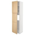 IKEA METOD Высокий шкаф для холодильника, белый / дуб Forsbacka, 60x60x220 см 09509433 | 095.094.33