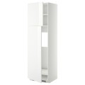 IKEA METOD МЕТОД Высокий шкаф для холодильника, белый / Ringhult белый, 60x60x200 см 59455239 | 594.552.39