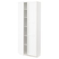 IKEA METOD МЕТОД Высокий шкаф с полками, белый Enköping / белый имитация дерева, 80x37x200 см 69473515 | 694.735.15