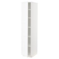 IKEA METOD МЕТОД Высокий шкаф с полками, белый Enköping / белый имитация дерева, 40x60x200 см 99473509 | 994.735.09