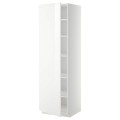 IKEA METOD МЕТОД Высокий шкаф с полками, белый / Ringhult белый, 60x60x200 см 09457698 094.576.98