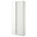 IKEA METOD МЕТОД Высокий шкаф с полками, белый / Ringhult белый, 80x37x200 см 69469542 | 694.695.42