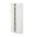 IKEA METOD МЕТОД Высокий шкаф с полками, белый / Stensund белый, 80x37x200 см 69461541 | 694.615.41