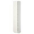 IKEA METOD МЕТОД Высокий шкаф с полками, белый / Veddinge белый, 40x37x200 см 99455039 994.550.39