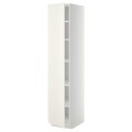 IKEA METOD МЕТОД Высокий шкаф с полками, белый / Veddinge белый, 40x60x200 см 99457651 | 994.576.51
