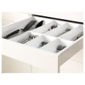 IKEA METOD МЕТОД / MAXIMERA МАКСИМЕРА Напольный шкаф с ящиками, белый / Bodbyn серый, 60x60 см 79913991 | 799.139.91